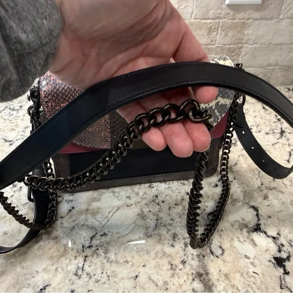 Coach NWT Dreamer Multicolor Python & Leather Crossbody Bag - Picture 8 of 16